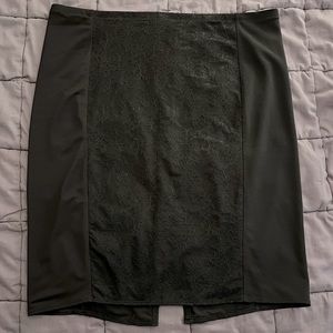 Lane Bryant Zipper Lace Pencil Skirt 14/16